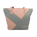 Grey-Pink - Side - Eastern Counties Leather Adalyn Grain Leather Handbag