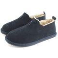 Navy - Front - Eastern Counties Leather Mens David Suede Hard Sole Slipper Boots