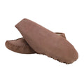 Camel - Back - Eastern Counties Leather Unisex Adult Sheepskin Lined Moccasins