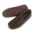 Brown - Side - Eastern Counties Leather Unisex Adult Leather Loafers