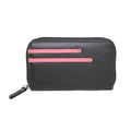 Black-Coral - Front - Eastern Counties Leather Womens-Ladies Gia Leather Purse