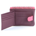 Grape-Rose - Back - Eastern Counties Leather Womens-Ladies Luna Leather Purse