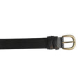 Black - Front - Eastern Counties Leather Womens-Ladies Lisa Plain Leather Waist Belt