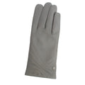 Grey - Front - Eastern Counties Leather Womens-Ladies Thea Leather Gloves