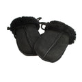 Black - Front - Eastern Counties Leather Childrens-Kids Corded Sheepskin Mittens