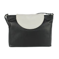 Black-Grey - Front - Eastern Counties Leather Lydia Handbag