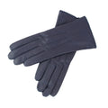 Navy - Front - Eastern Counties Leather Womens-Ladies Serena Leather Gloves