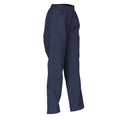 Navy - Side - Aubrion Womens-Ladies Core Riding Waterproof Trousers
