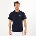 Navy - Back - Aubrion Mens Logo Polo Shirt
