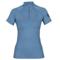 Steel - Front - Aubrion Womens-Ladies Team Short-Sleeved Base Layer Top