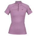 Mauve - Front - Aubrion Womens-Ladies Team Short-Sleeved Base Layer Top