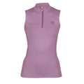 Mauve - Front - Aubrion Womens-Ladies Team Sleeveless Base Layer Top