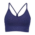 Navy-Green - Front - Aubrion Womens-Ladies Invigorate Sports Bra