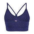 Navy-Green - Back - Aubrion Womens-Ladies Invigorate Sports Bra