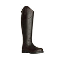 Dark Brown - Side - Moretta Childrens-Kids Ventura Lite Leather Riding Boots