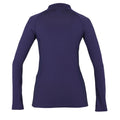 Navy - Back - Aubrion Womens-Ladies Revive Long-Sleeved Base Layer Top