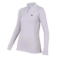 Grey - Front - Aubrion Womens-Ladies Revive Long-Sleeved Base Layer Top