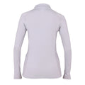 Grey - Back - Aubrion Womens-Ladies Revive Long-Sleeved Base Layer Top