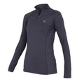 Black - Front - Aubrion Womens-Ladies Revive Long-Sleeved Base Layer Top