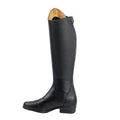 Black - Back - Moretta Childrens-Kids Carla Leather Long Riding Boots