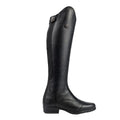 Black - Side - Moretta Childrens-Kids Carla Leather Long Riding Boots