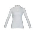 White - Front - Aubrion Womens-Ladies Eltar Quarter Zip Base Layer Top