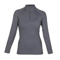 Grey - Front - Aubrion Girls Eltar Base Layer Top