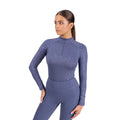 Blue - Back - Aubrion Womens-Ladies Revive Winter Base Layer Top