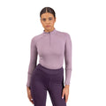 Mauve - Back - Aubrion Womens-Ladies Revive Winter Base Layer Top