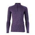 Purple - Front - Aubrion Womens-Ladies Revive Winter Base Layer Top