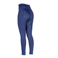 Navy - Back - Aubrion Girls Team Winter Horse Riding Tights