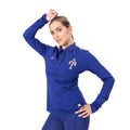 Navy - Side - Aubrion Childrens-Kids Team Long-Sleeved Polo Shirt