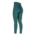 Green - Back - Aubrion Womens-Ladies Eltar Horse Riding Tights