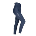 Navy - Front - Aubrion Womens-Ladies Eltar Horse Riding Tights