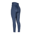 Navy - Back - Aubrion Womens-Ladies Eltar Horse Riding Tights