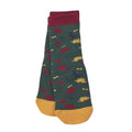 Green-Yellow-Red - Front - Tikaboo Childrens-Kids Dinosaur Long Length Socks