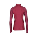 Red - Back - Aubrion Womens-Ladies Hyde Park Paisley Base Layer Top