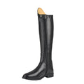 Black - Close up - Moretta Womens-Ladies Vercelli Leather Tall Country Boots