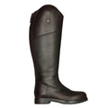 Dark Brown - Back - Moretta Womens-Ladies Ventura Lite Leather Long Riding Boots