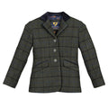 Dark Green - Front - Aubrion Childrens-Kids Saratoga Show Jumping Jacket