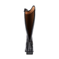 Black - Close up - Moretta Mens Ortona Leather Long Riding Boots