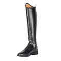 Black - Back - Moretta Womens-Ladies Ortona Leather Long Riding Boots