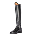 Black - Side - Moretta Womens-Ladies Ortona Tall Long Riding Boots