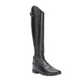 Black - Front - Moretta Childrens-Kids Ortona Leather Long Riding Boots