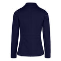 Navy - Back - Shires Womens-Ladies Aston Competition Jacket