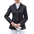 Black - Side - Shires Womens-Ladies Aston Competition Jacket