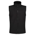 Black - Front - Regatta Mens Flux Softshell Gilet