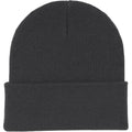 Charcoal - Back - Dickies Workwear Acrylic Cuffed Beanie