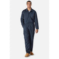 Navy - Front - Dickies Workwear Mens Two Tone Everyday Overalls