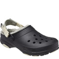 Black - Front - Crocs Mens All Terrain Lined Clogs